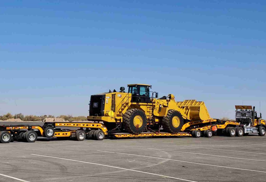 6 CAT 988K XE Loader Transport Aspen Steer